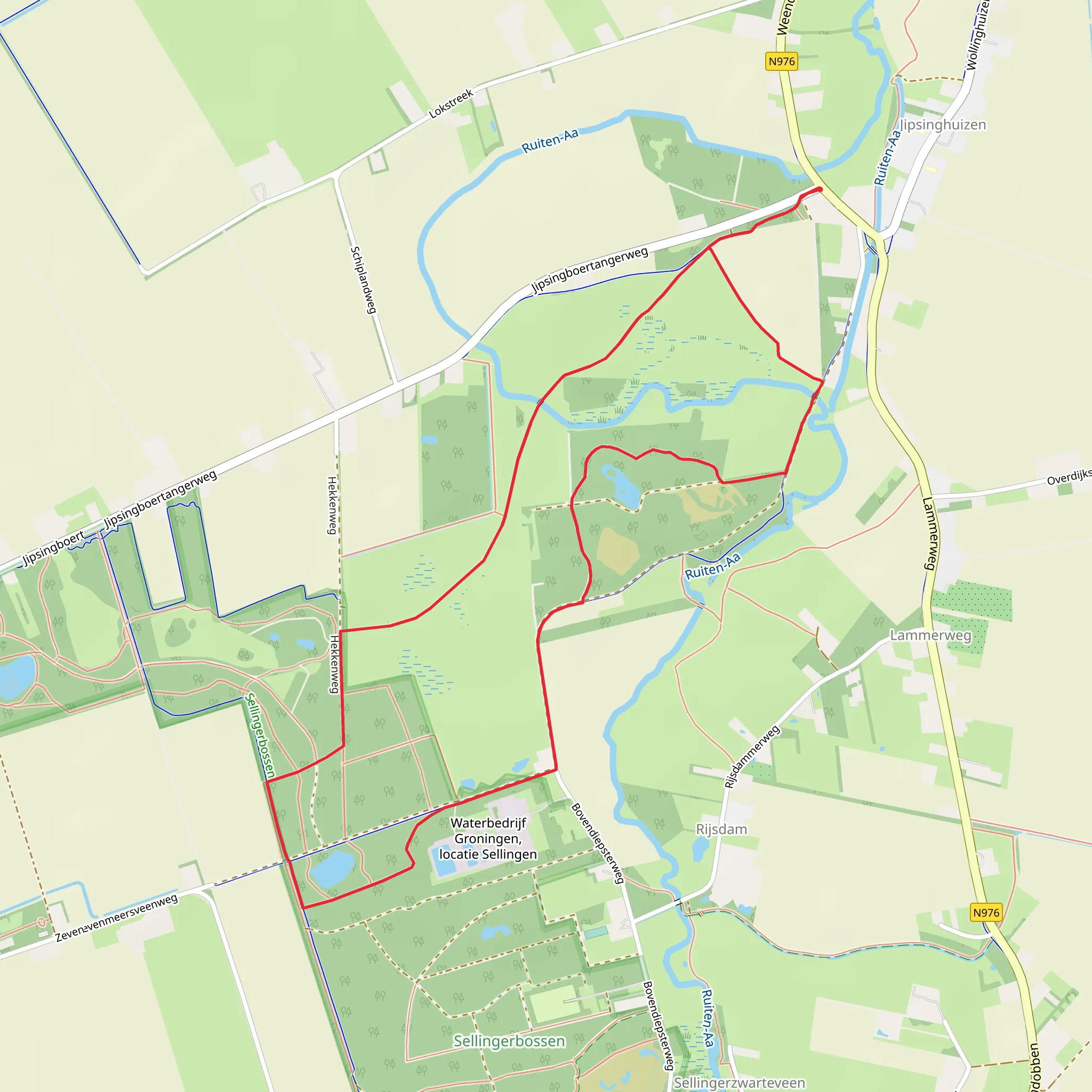 Greevendeelen, Vossen Weg and Breedwisch Loop mobile static map