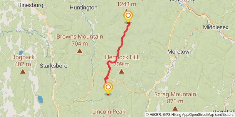 Monroe Skyline Trail stage 2 Map