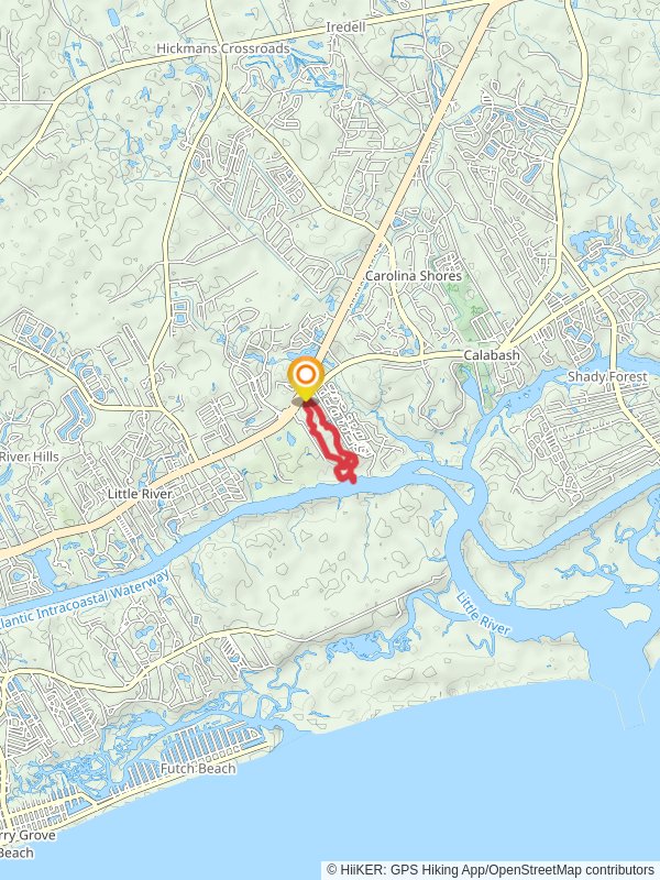 Loop around Atlantic Intracoastal Waterway