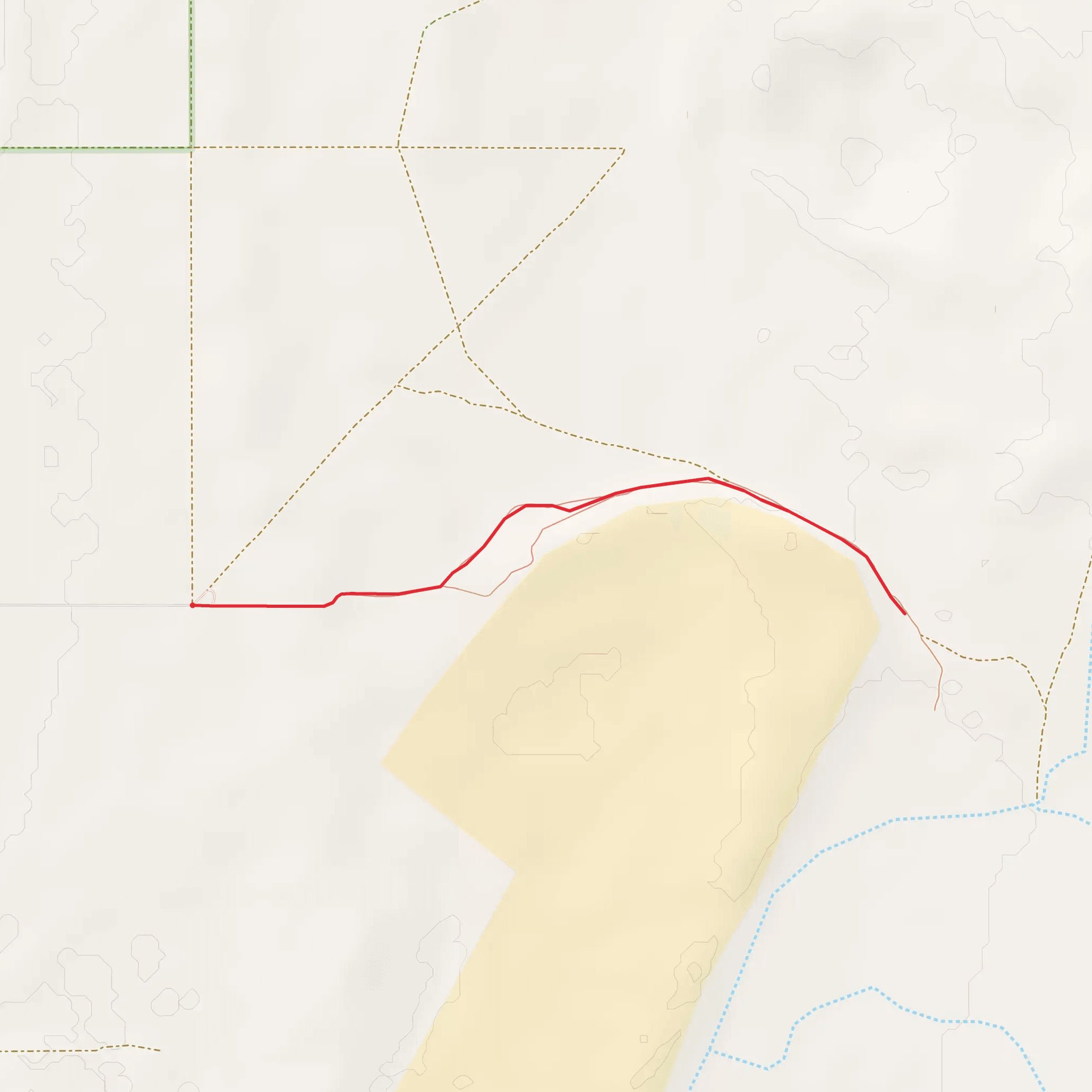 Salt Basin Dunes Walk mobile static map