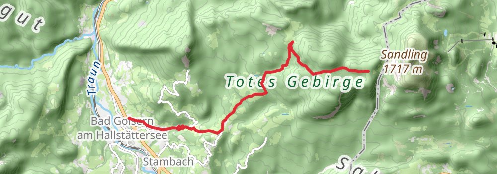 Via Alpina - Purple Trail stage 32 Map