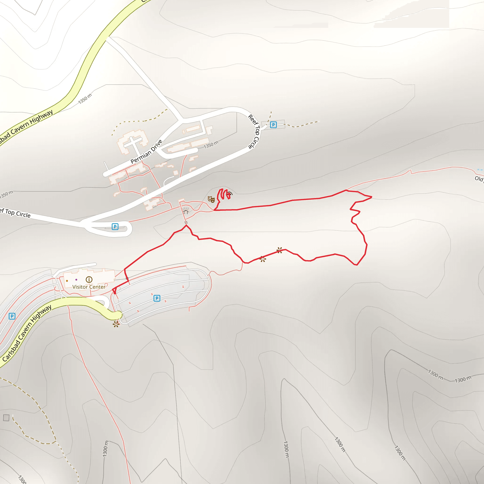 Carlsbad Cavern Highway Loop - East mobile static map