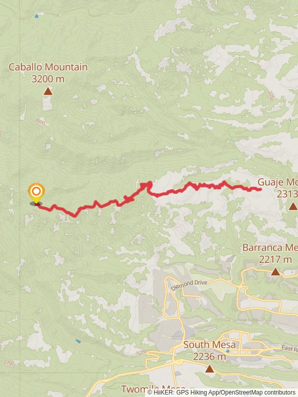 Guaje Ridge Trail from Pipeline Road