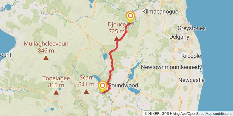 Sandymount to Portmagee stage 3 Map