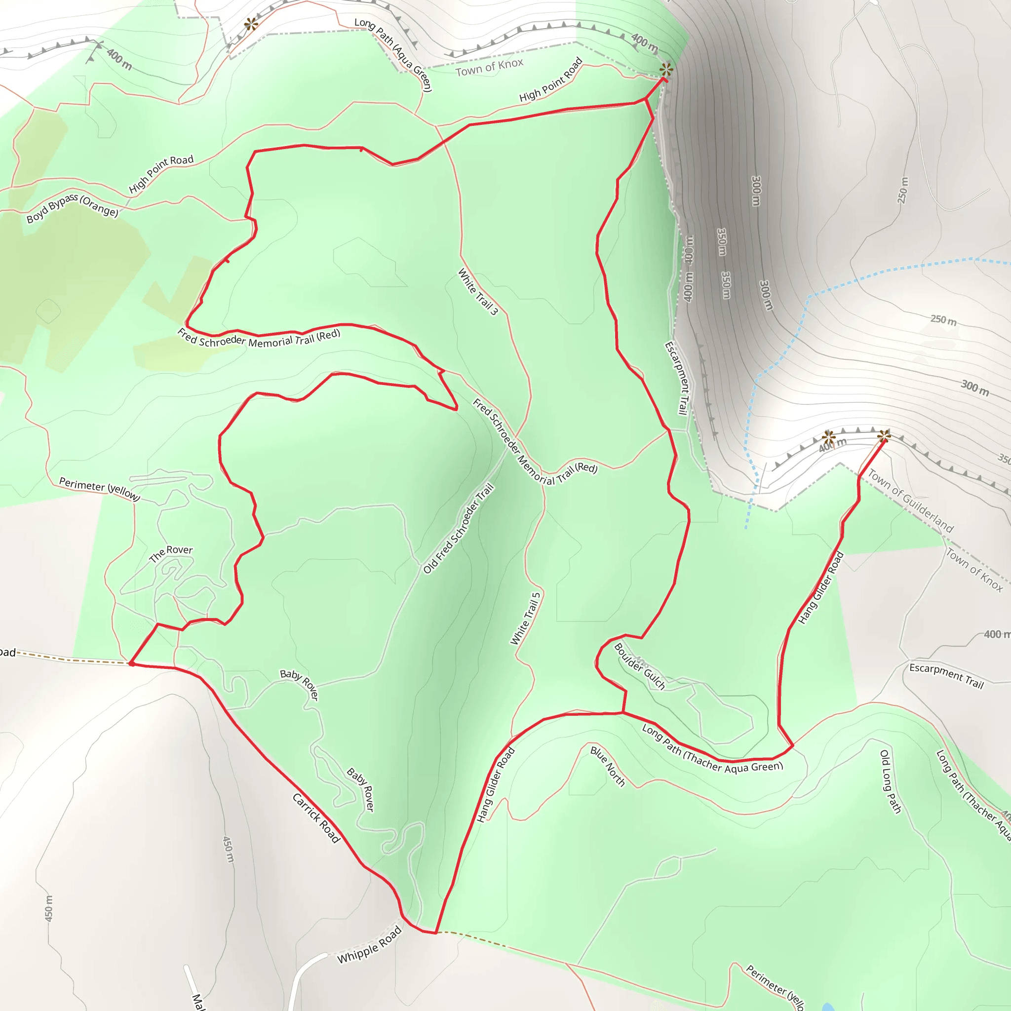 Carrick Road Loop mobile static map