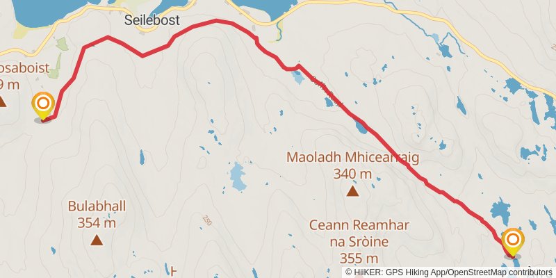 Hebridean Way stage 10 Map