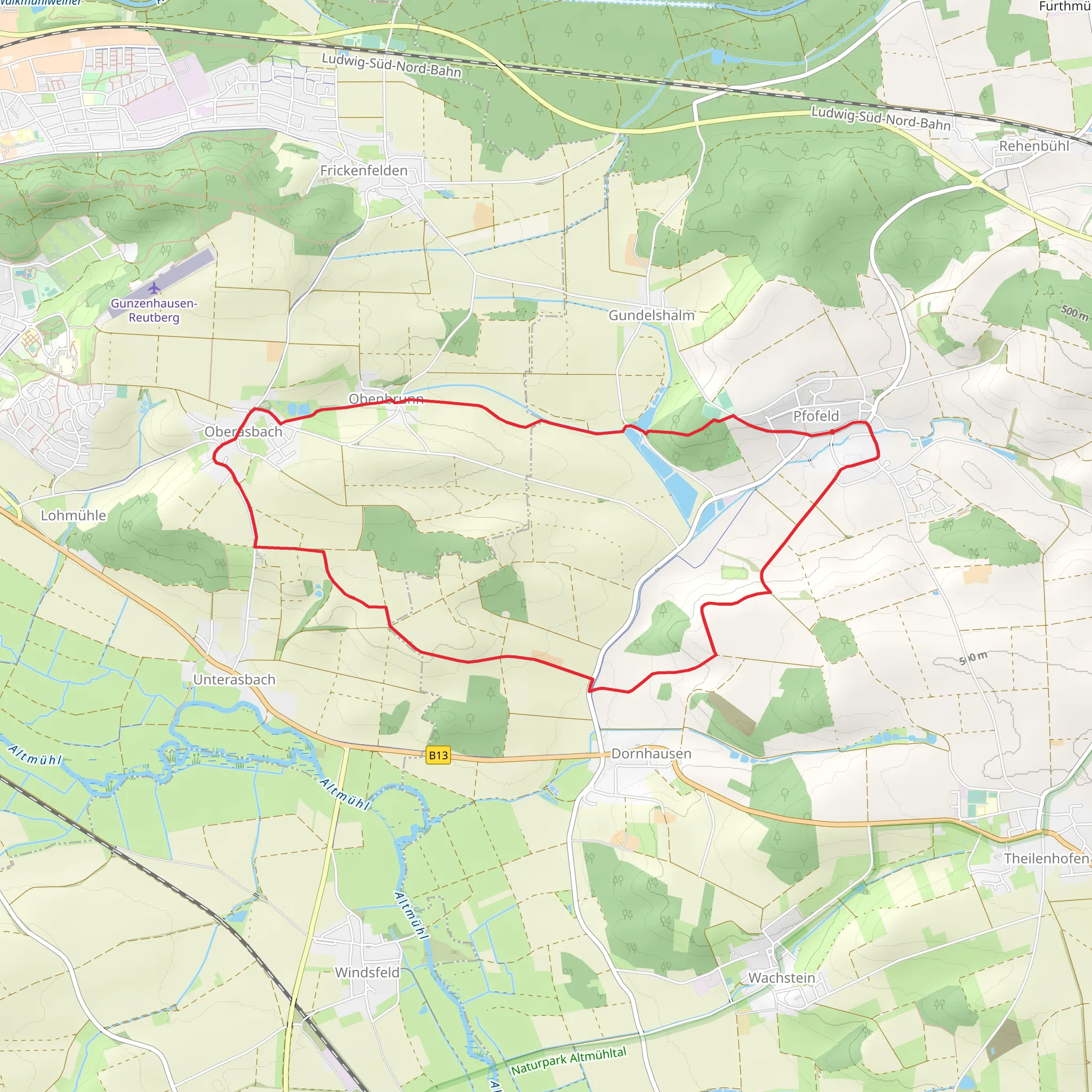 Thermenweg mobile static map