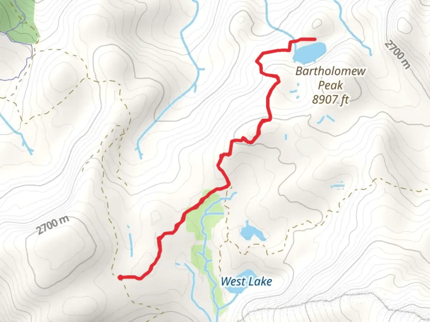 An image depicting the trail Mirror Lake and its surrounding area.