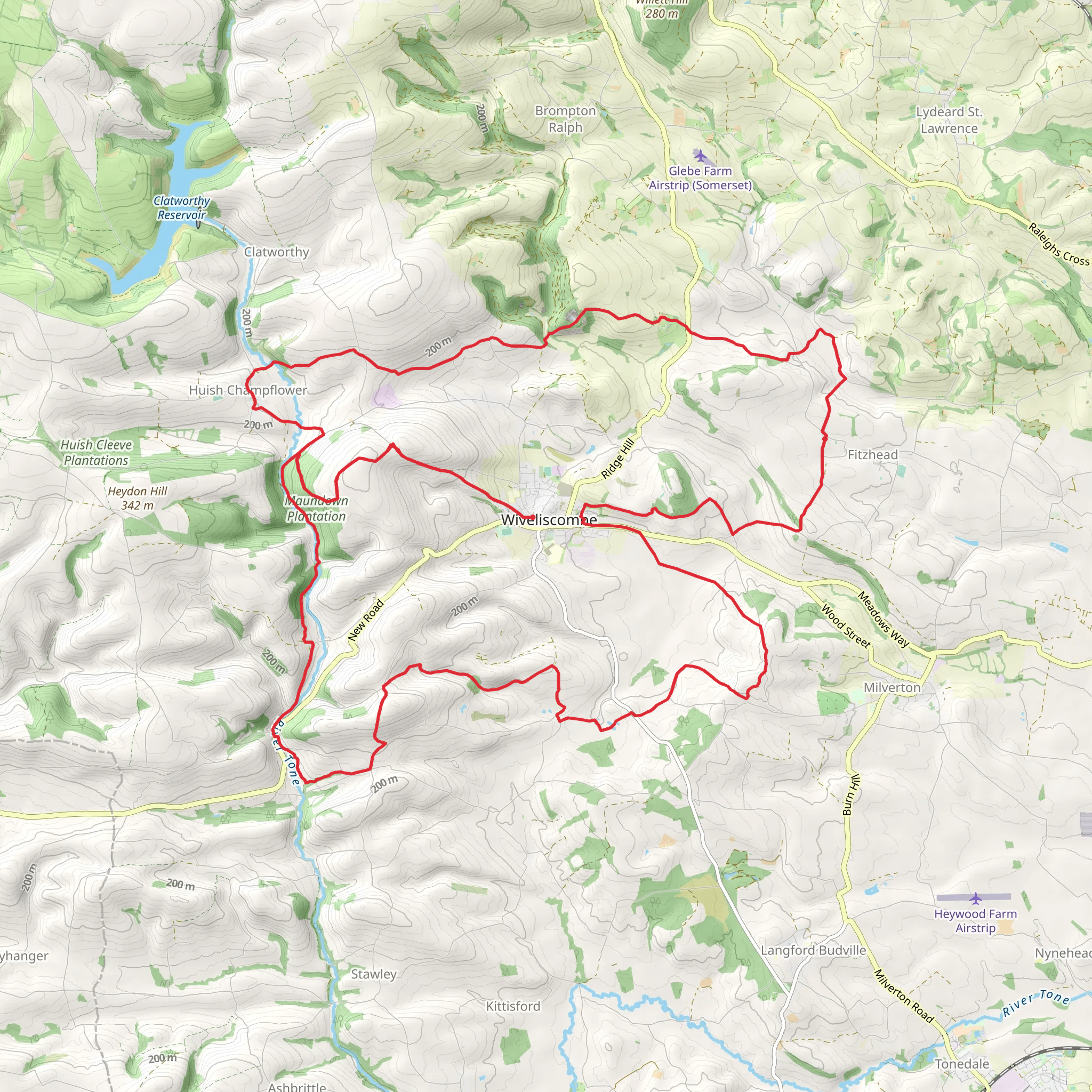 Wivey Way mobile static map
