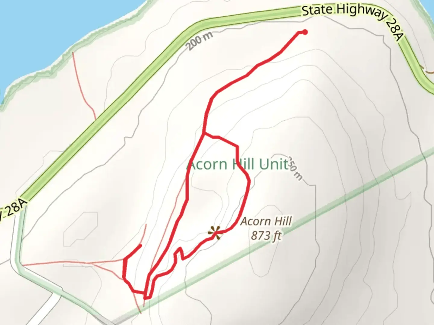 An image depicting the trail Ashokan Quarry Loop Trail and its surrounding area.