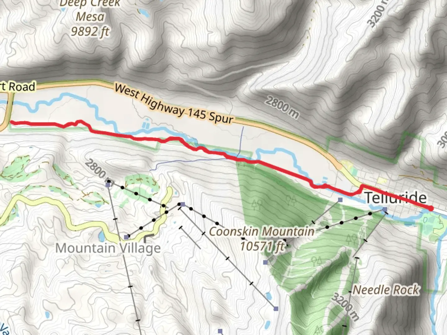 An image depicting the trail Upper Valley Floor and its surrounding area.