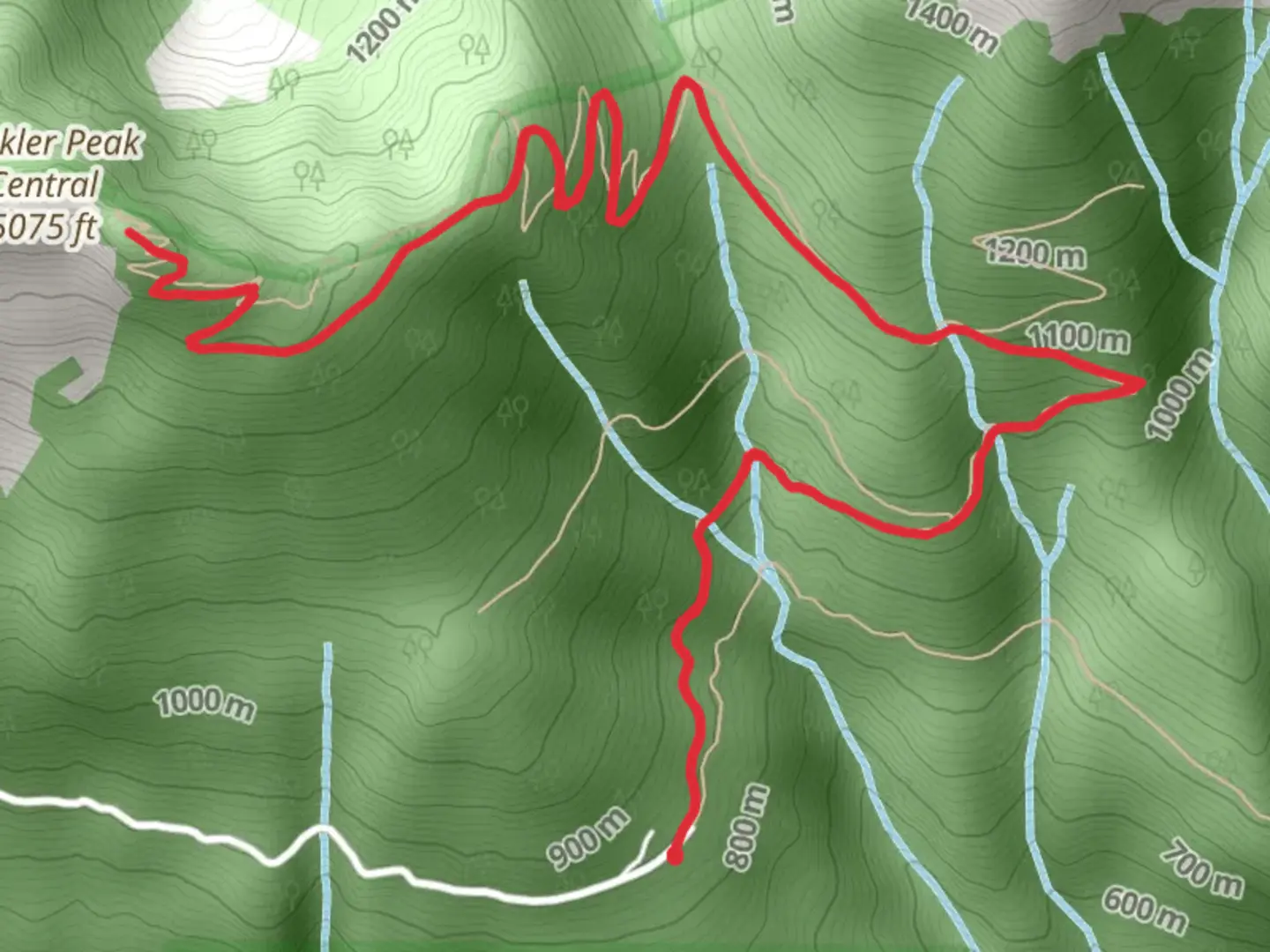 An image depicting the trail Beckler Peak Trail and its surrounding area.