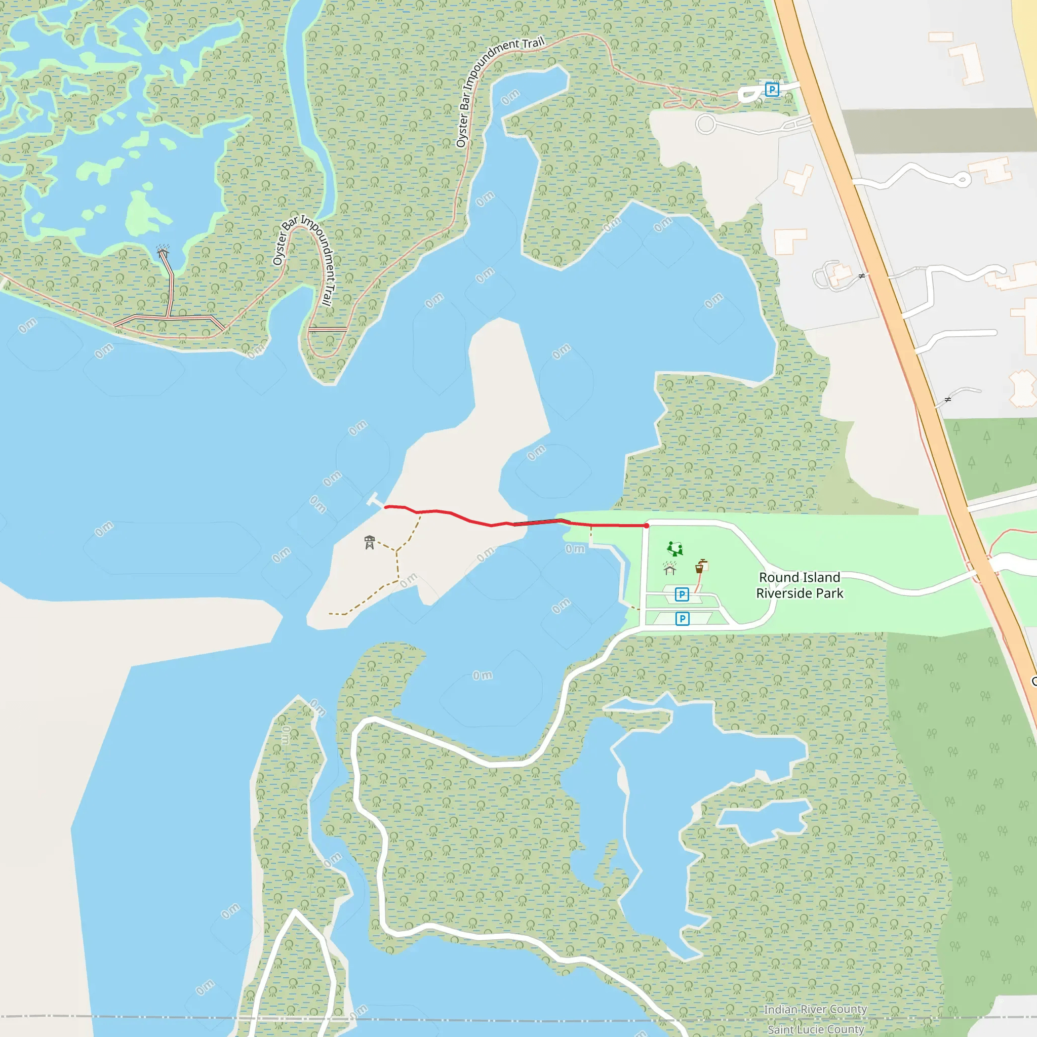 Round Island Park mobile static map