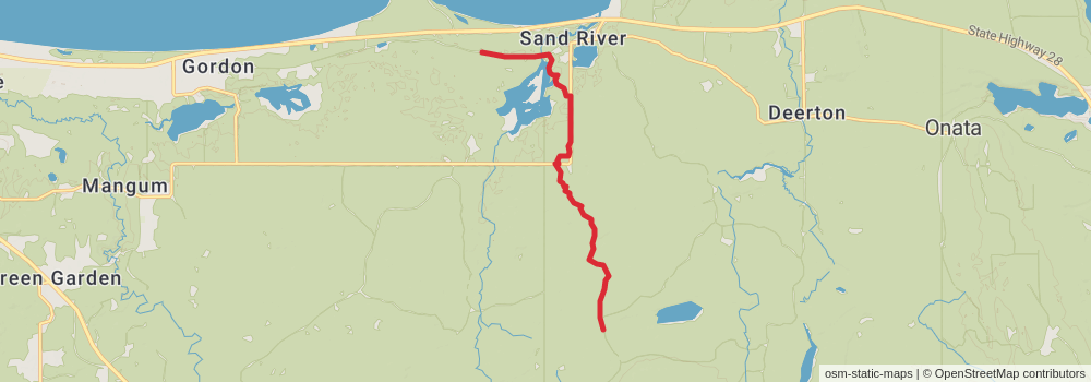 American Perimeter Trail - North Country Primary stage 98 Map