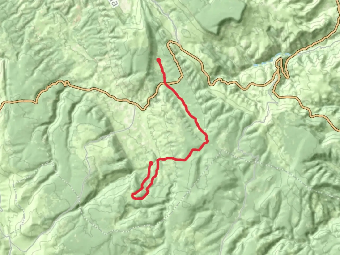 An image depicting the trail Path of the Maquis PR TE 085a and its surrounding area.