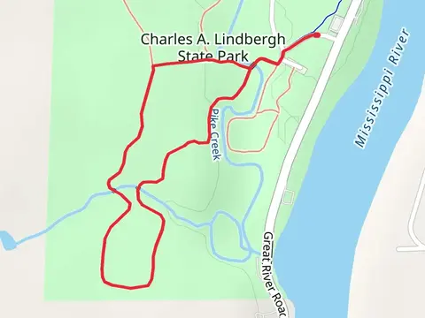 Charles A Lindbergh State Park Loop