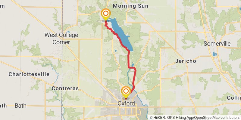 American Discovery Trail North Route - Ohio stage 4 Map