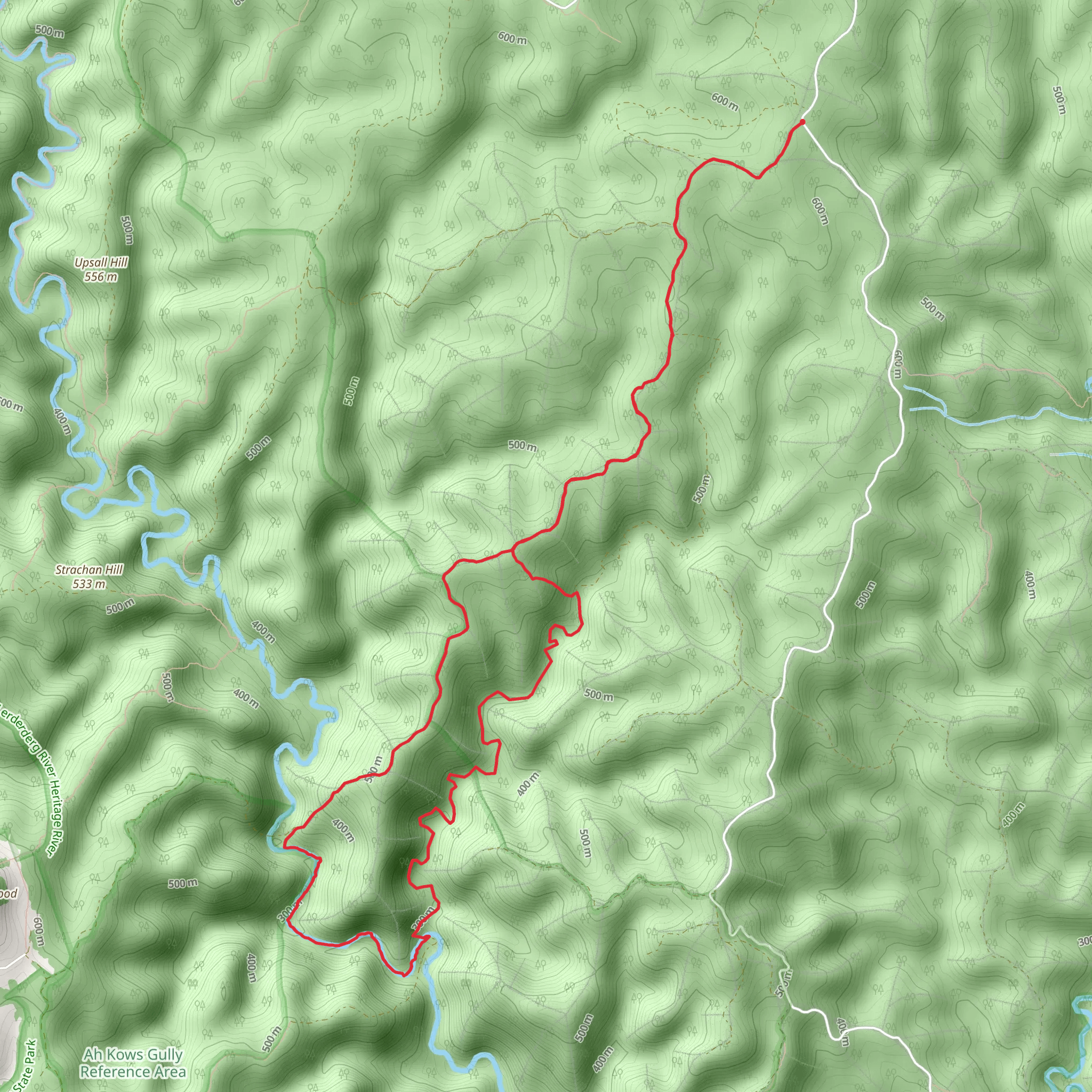 Hogan Track - Old River mobile static map