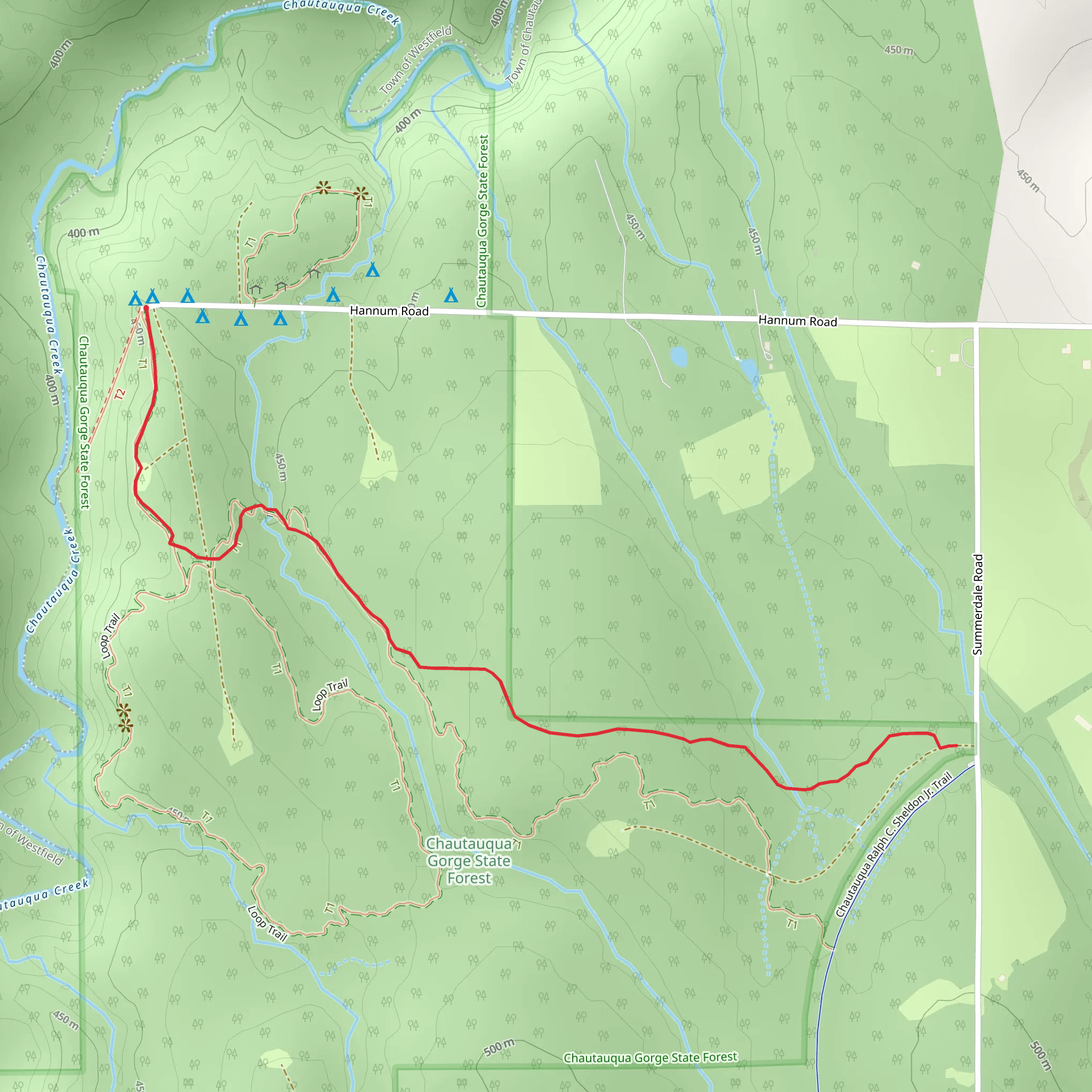 Summerdale Road Walk mobile static map