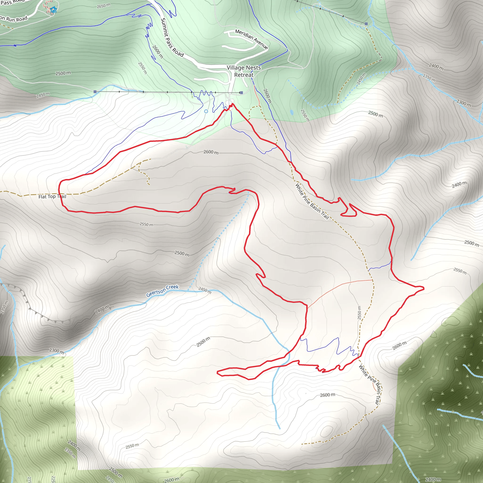 Brim Loop Trail mobile static map