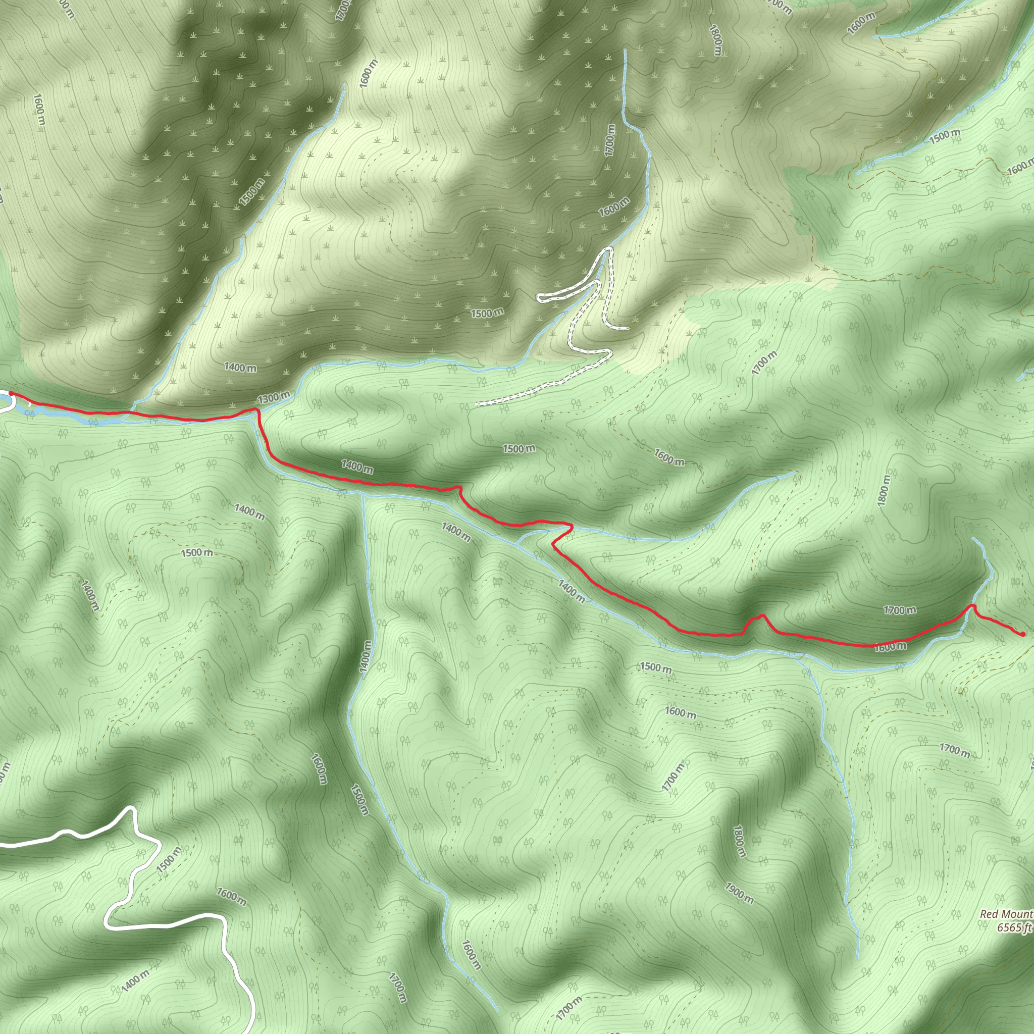 Dodge Summit Trail mobile static map