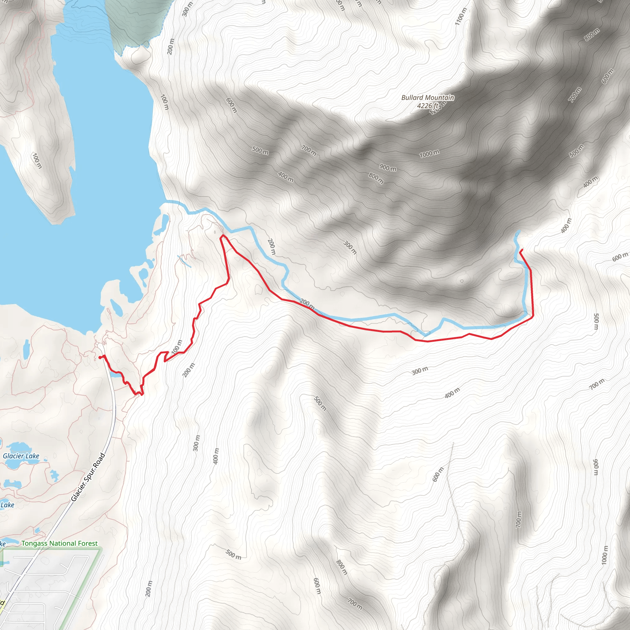 Nugget Creek Trail mobile static map