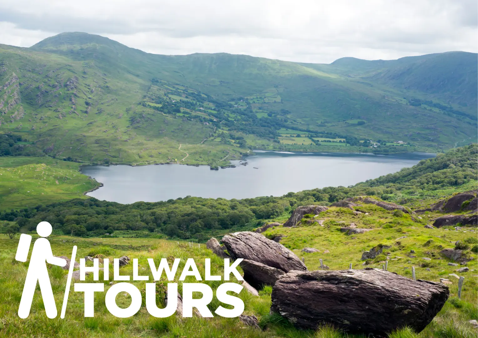 An image depicting the trail Kerry Way 8-Day Moderate Tour (Hillwalk Tours) and its surrounding area.
