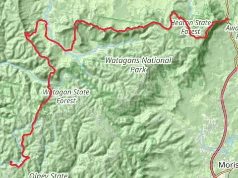 The Great North Walk 4 Day - The Basin Campsite to Heaton Gap