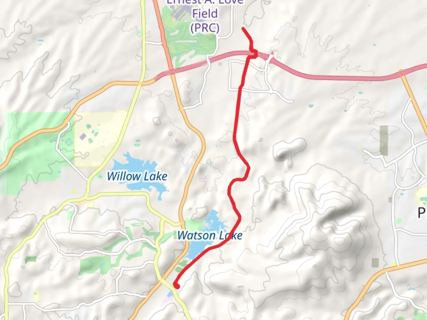 An image depicting the trail Peavine Trail and its surrounding area.