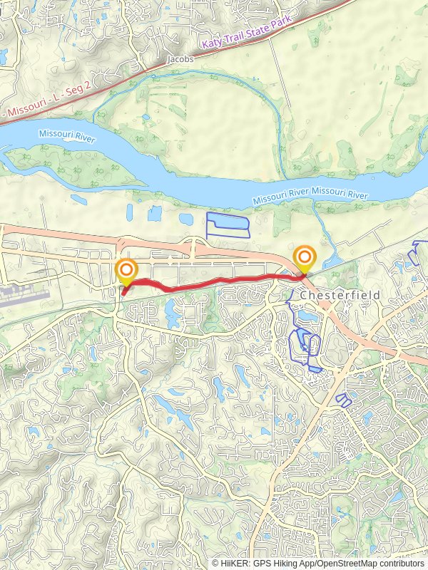 Railroad Park and Monarch-chesterfield Levee Trail