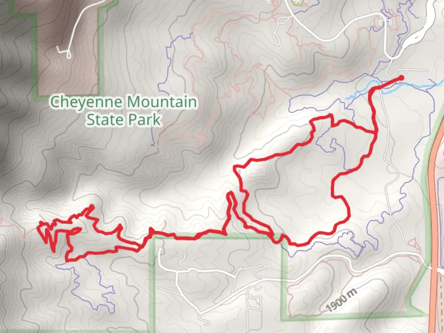 An image depicting the trail Sundance and Talon Loop Trail and its surrounding area.