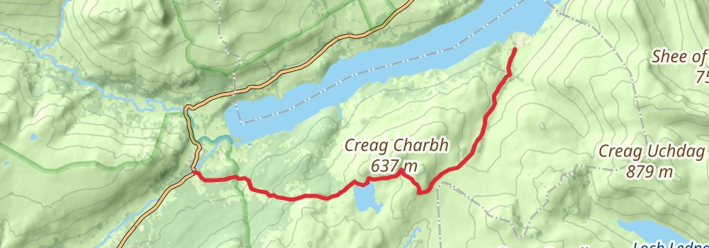 Rob Roy Way 7-Day Gentle Tour (Hillwalk Tours) stage 4 Map