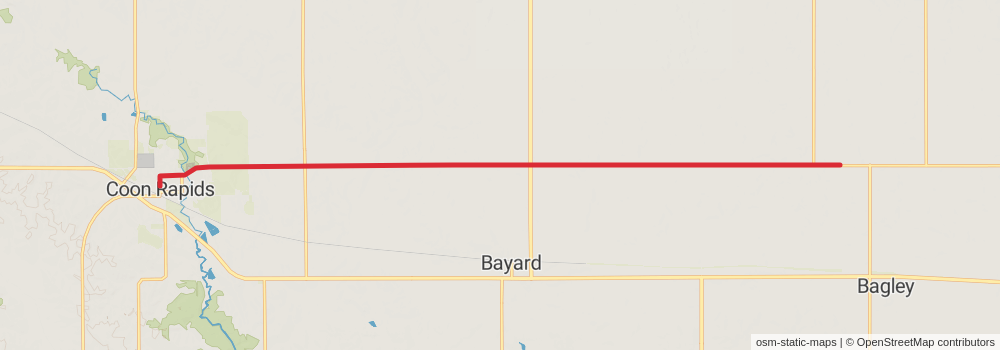 American Discovery Trail - Iowa stage 30 Map
