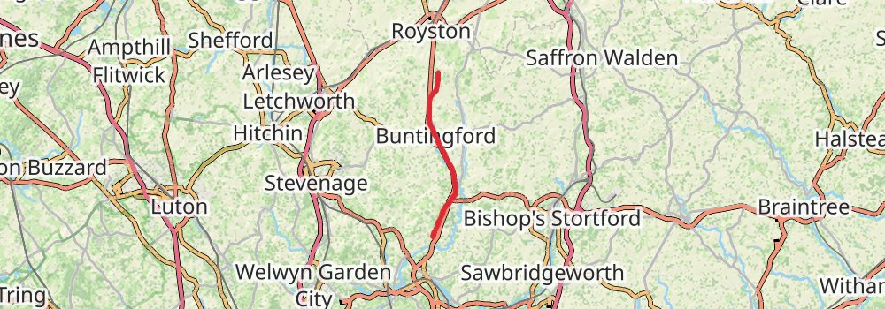 Greenwich Meridian Trail stage 8 Map