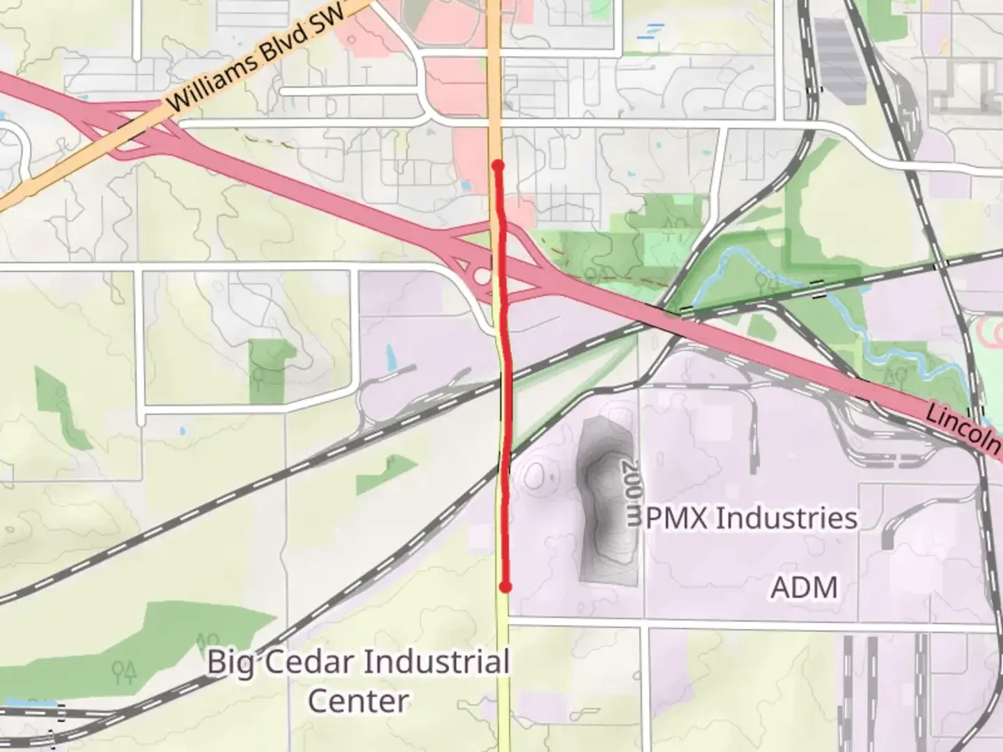 An image depicting the trail Edgewood Trail and its surrounding area.