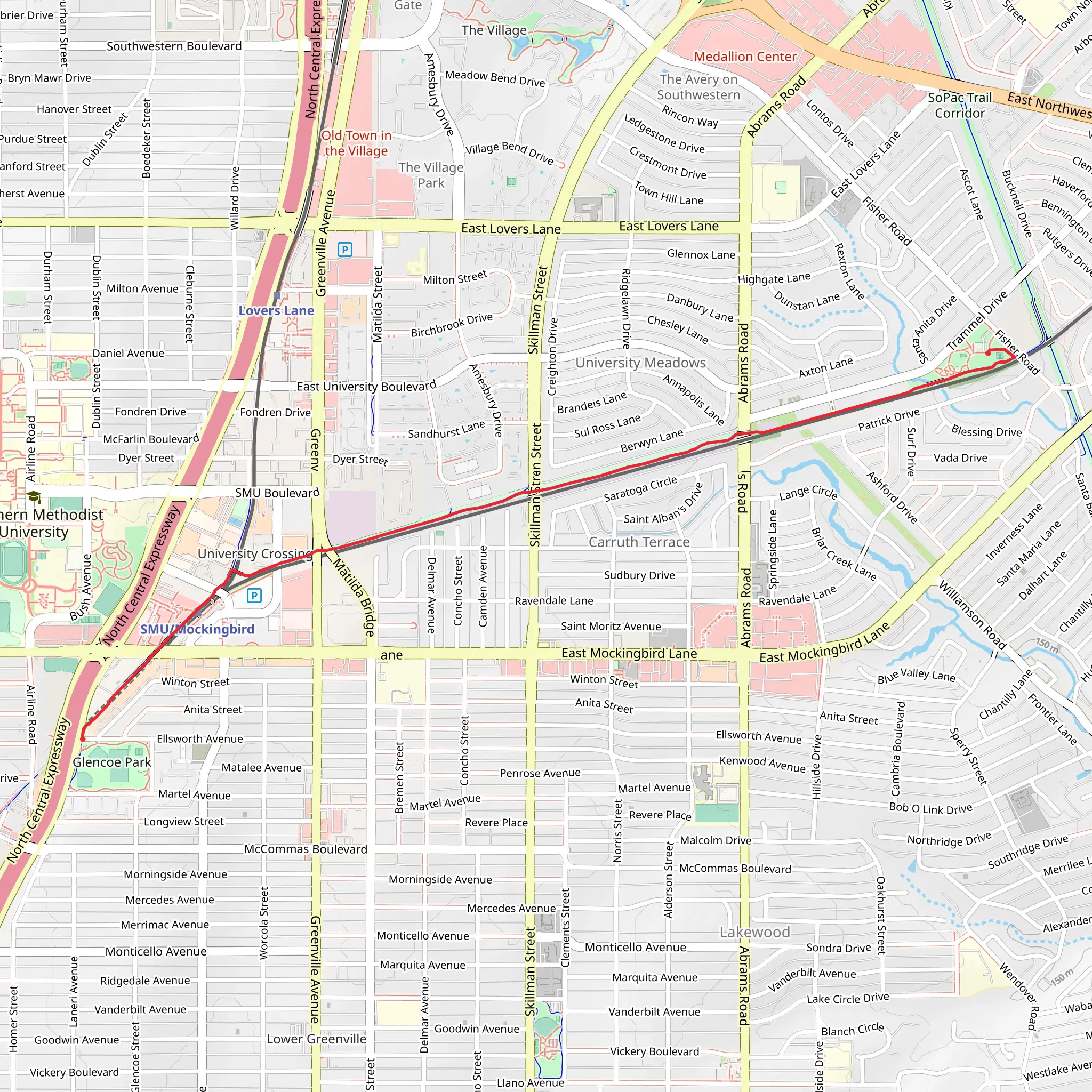 Ridgewood Trail - Ridge Wood Park mobile static map