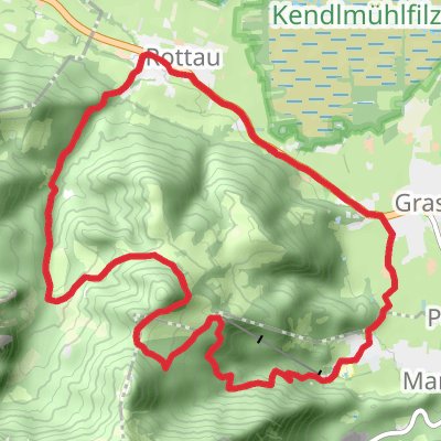 Rottau, Fetzenalm and Staffnalm Loop mobile static map