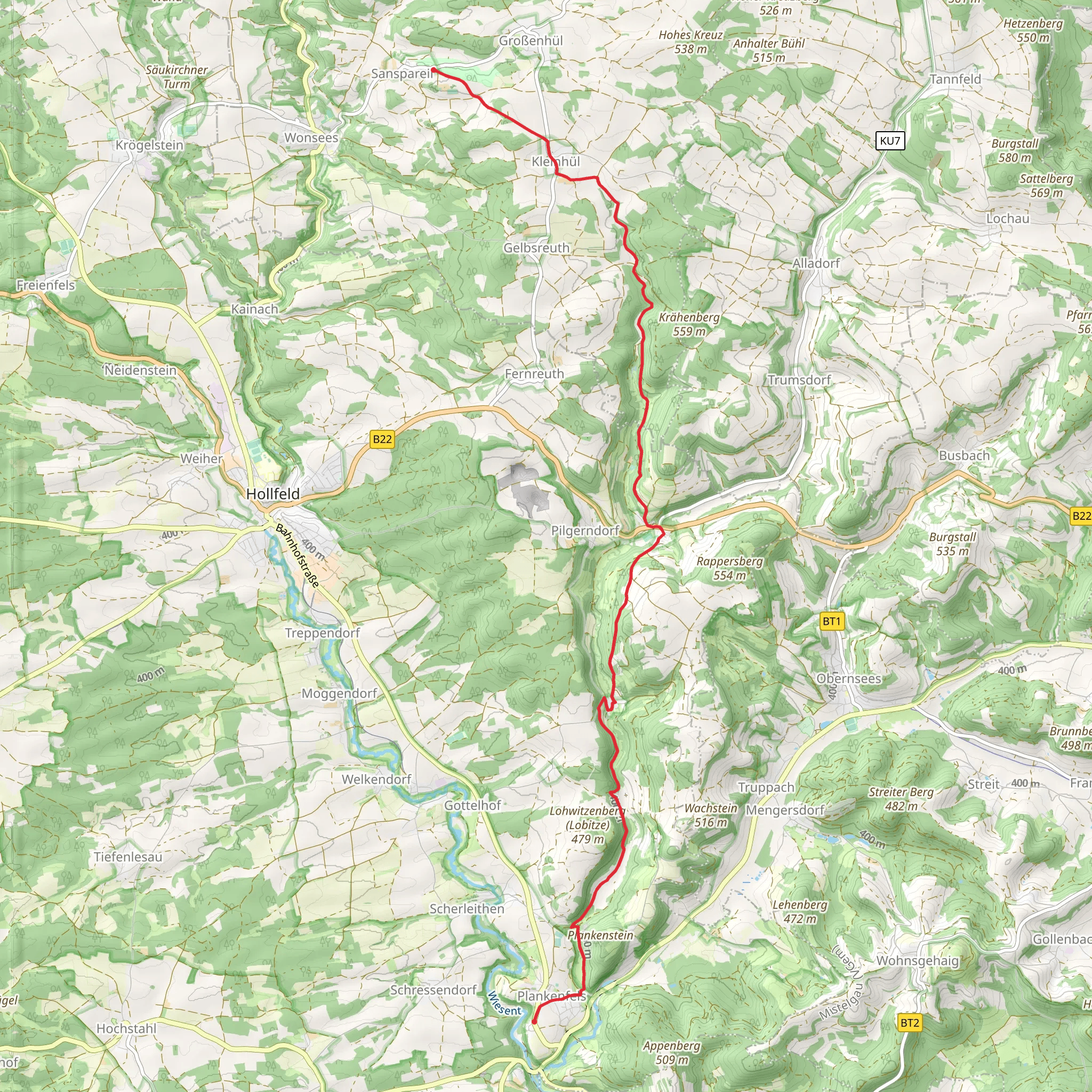 Plankenfels-Sanspareil mobile static map