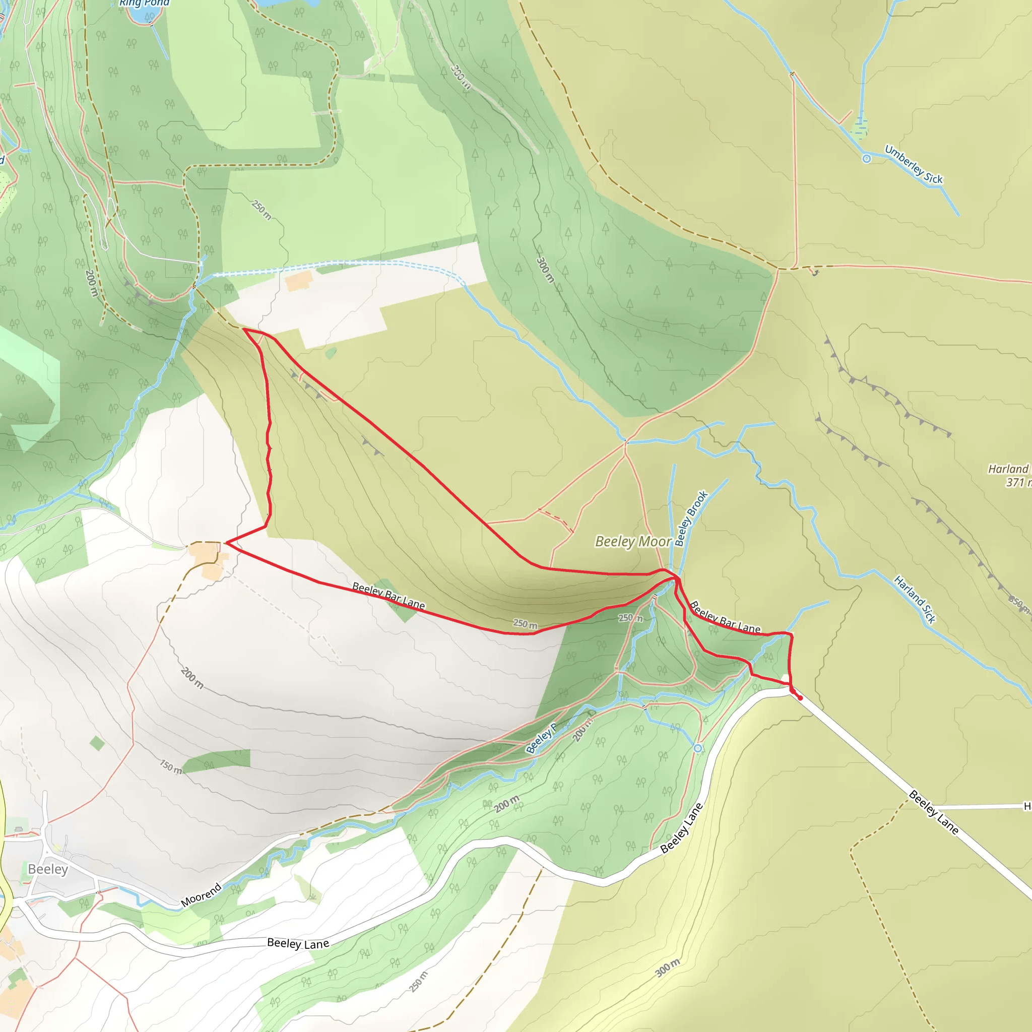 Rounds and Rabbit Warren Loop mobile static map