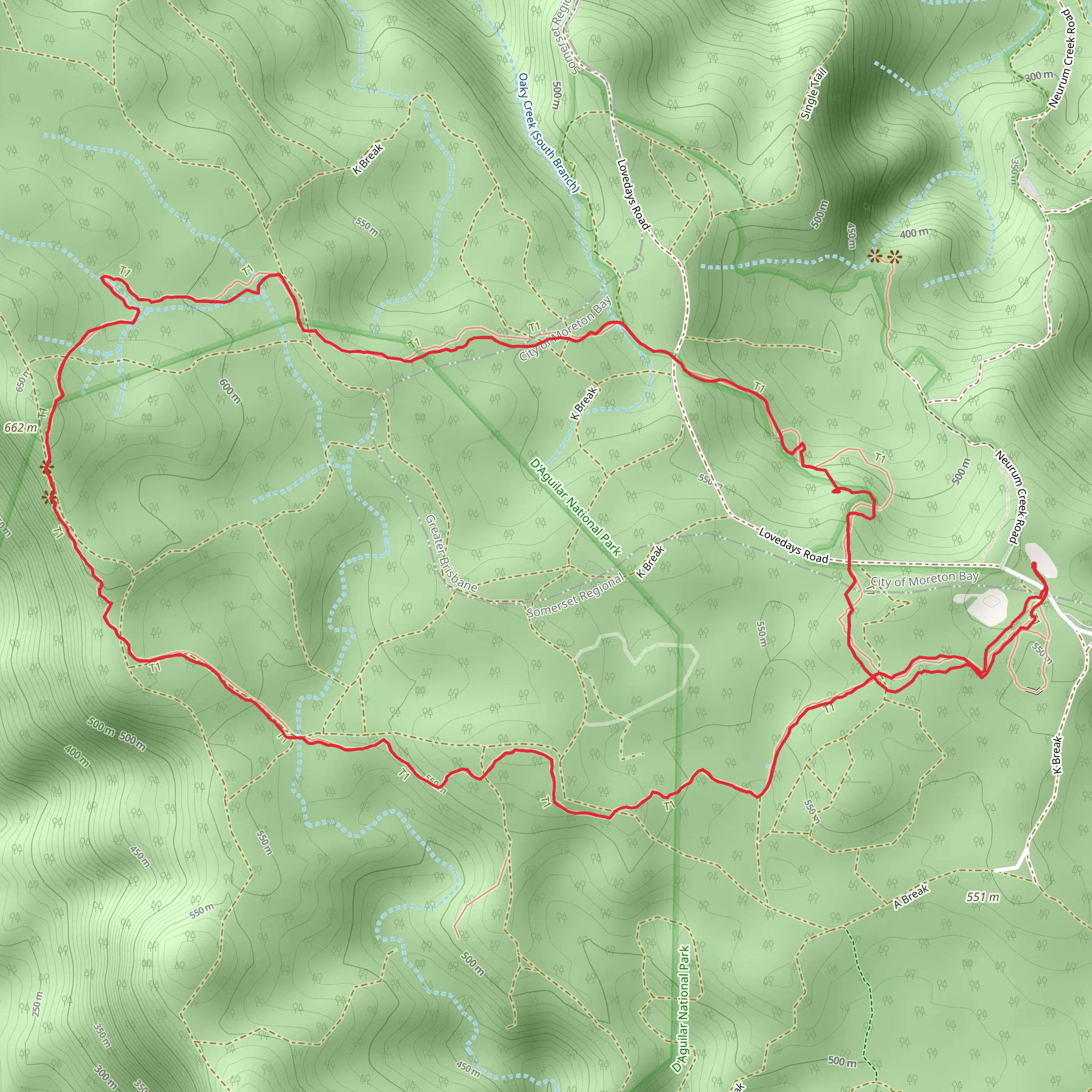 Somerset Trail mobile static map