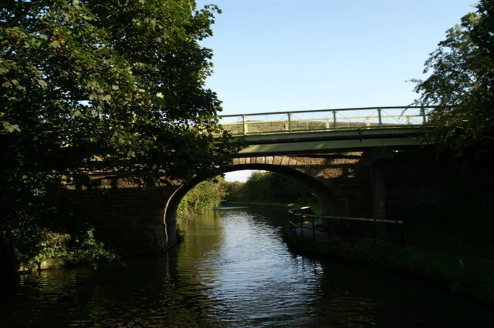 An image depicting the trail Parbold Fairy Glen and its surrounding area.