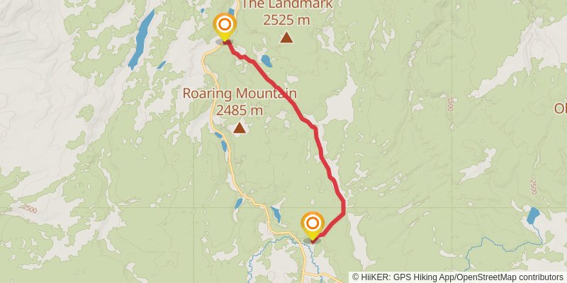 Solfatara Creek Trail stage 2 Map