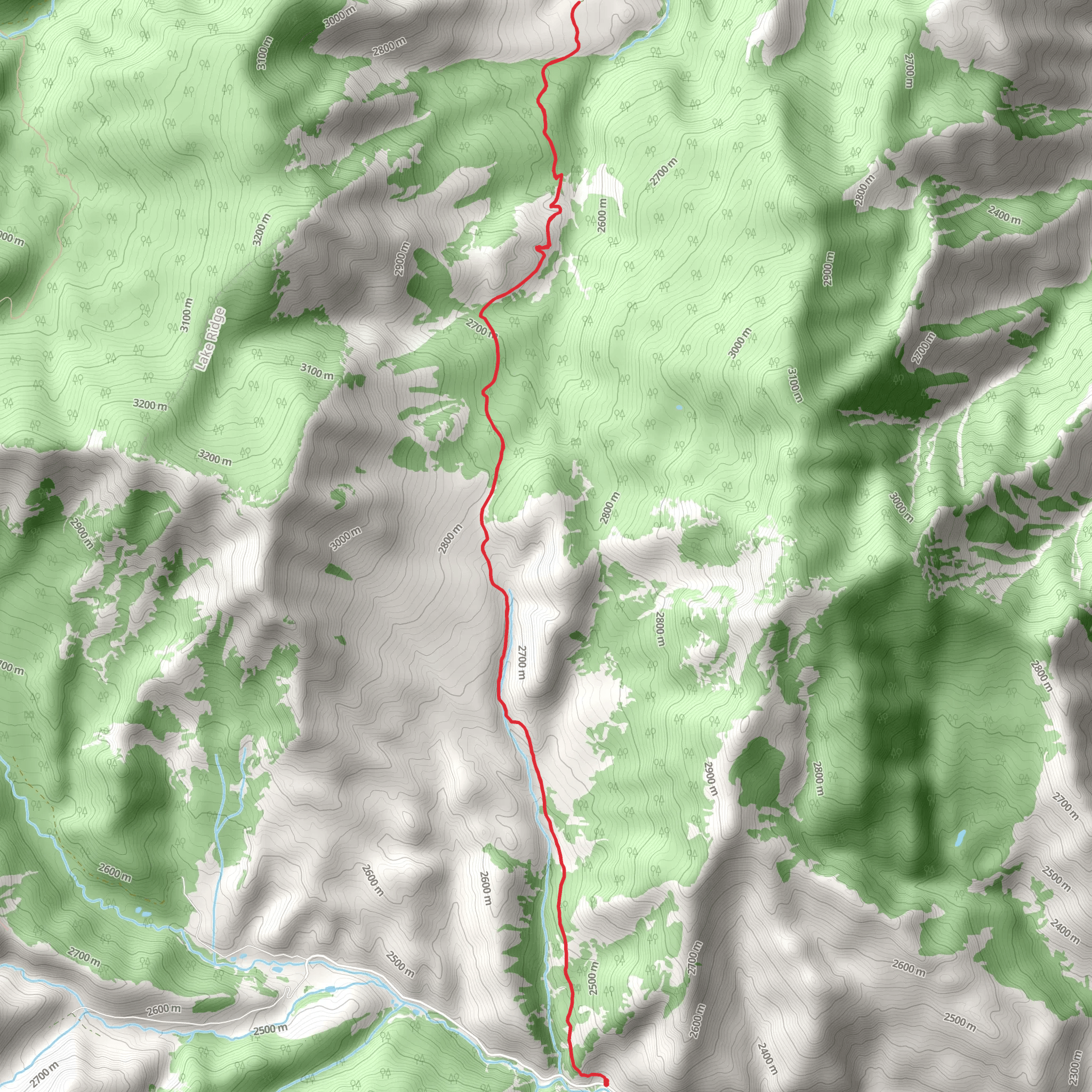 Braderich - South Thompson Trail mobile static map