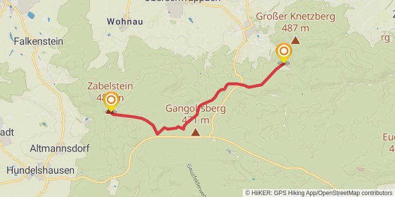 Kelten-Erlebnisweg alt 5 Map