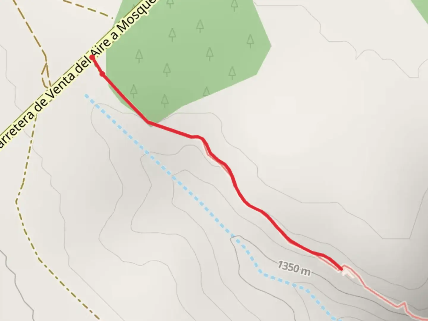 An image depicting the trail Rock Paintings Barranco de Gisbert PR TE 76 and its surrounding area.