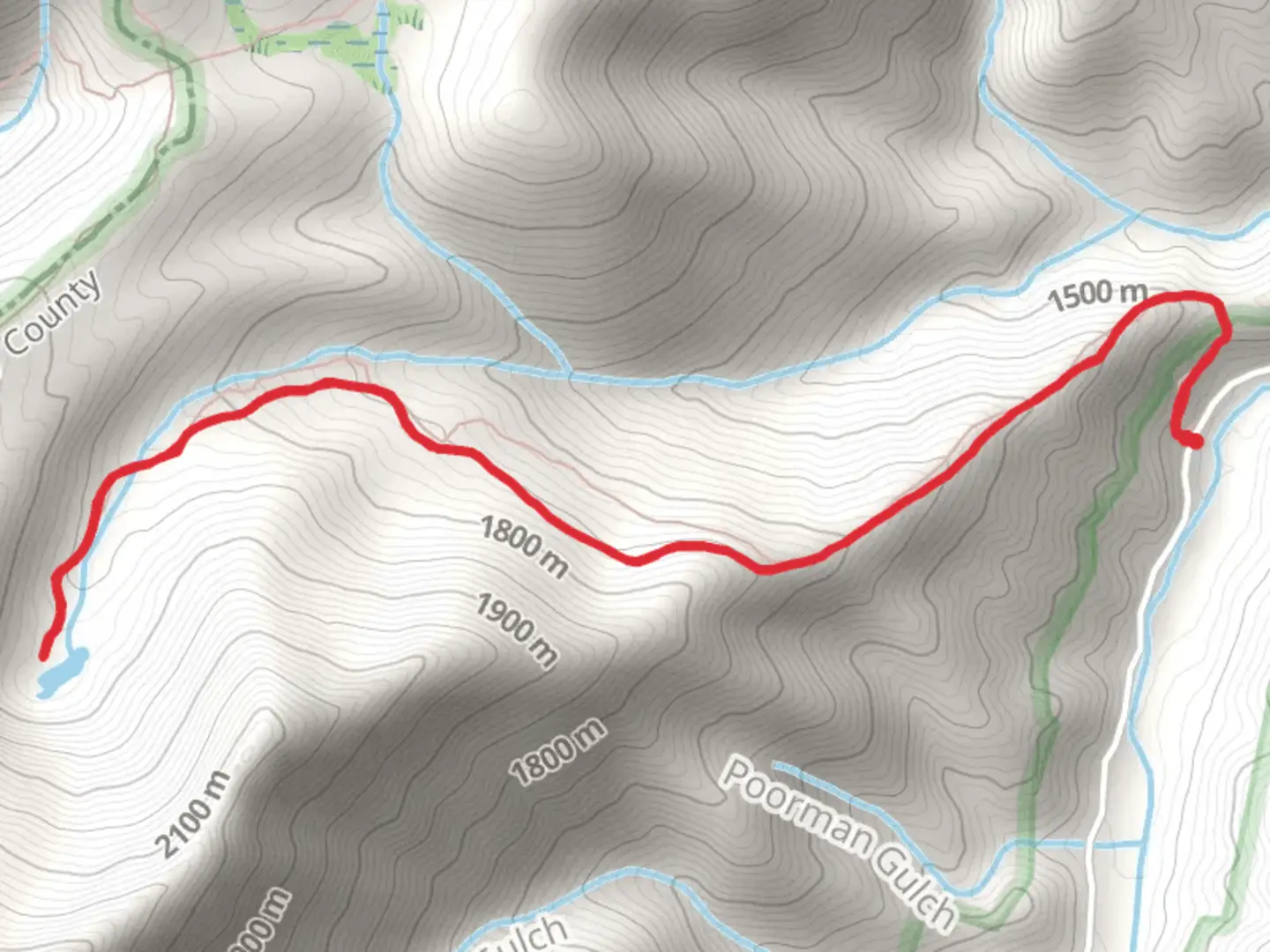 An image depicting the trail Adams Lake Trail and its surrounding area.