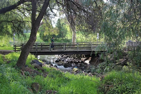 An image depicting the trail Merri Creek Trail and its surrounding area.