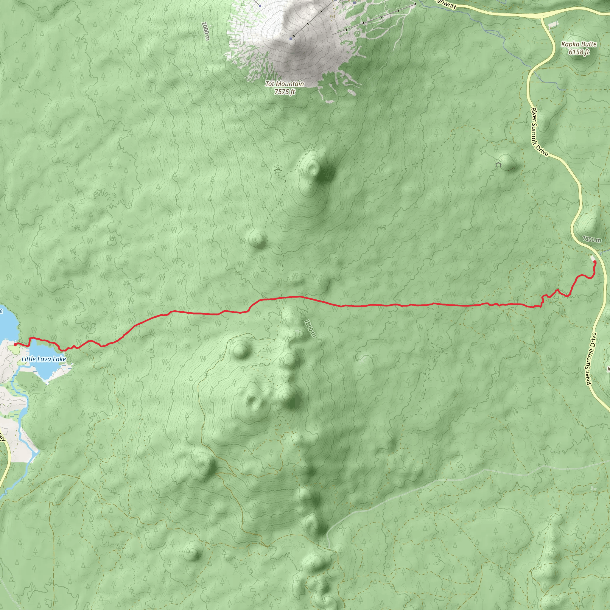 Edison - Lava Trail mobile static map