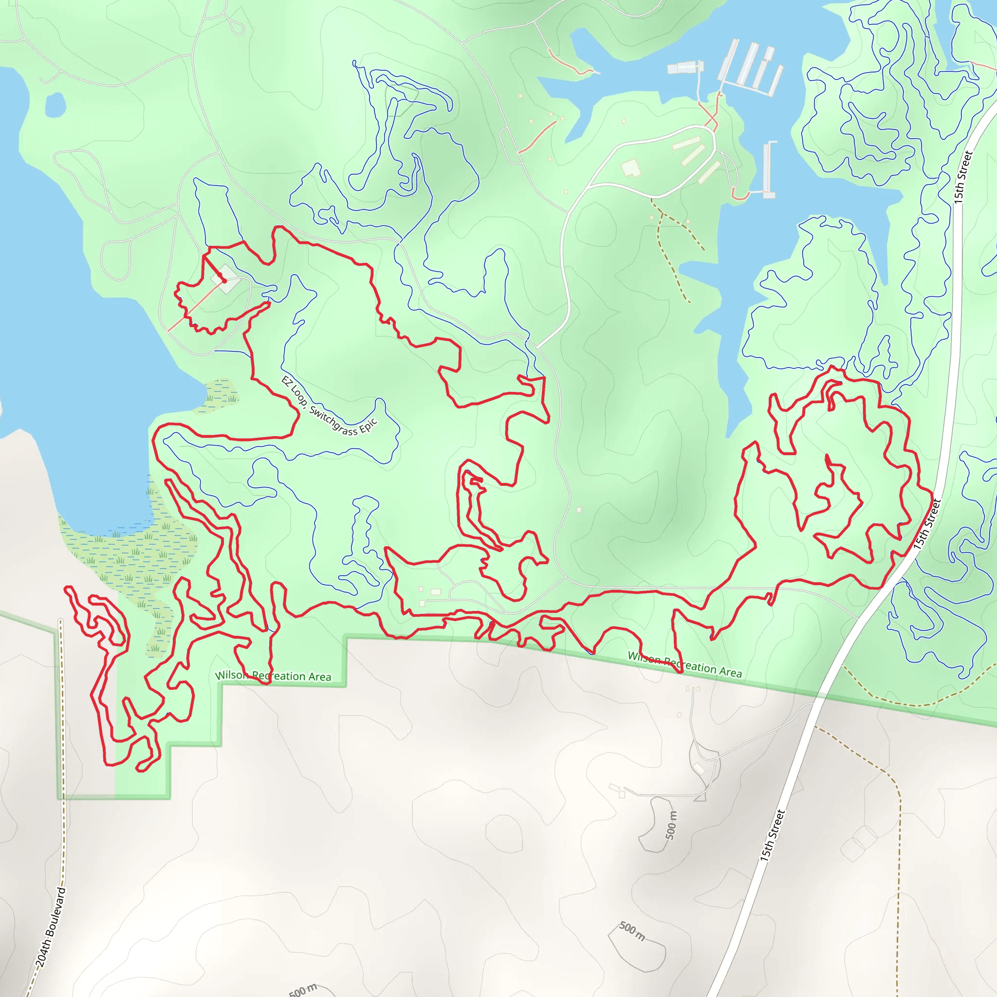 Golden Belt, Birdy and Marina Switchgrass Epic Loop mobile static map