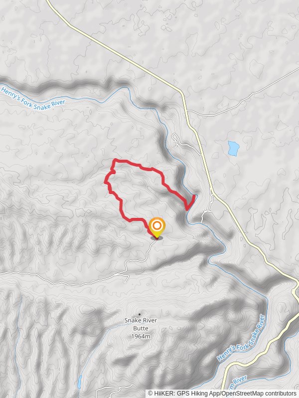 Henry's Fork Snake River from Anderson Mill Canyon Road
